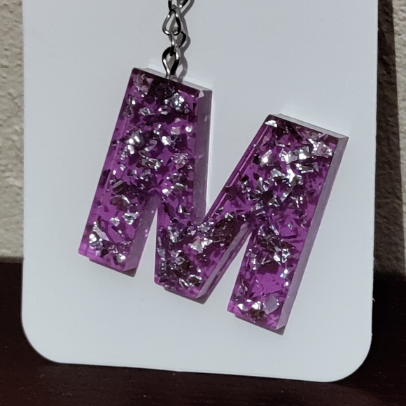Alphabet letter M Keychain art - Picture 4 of 4